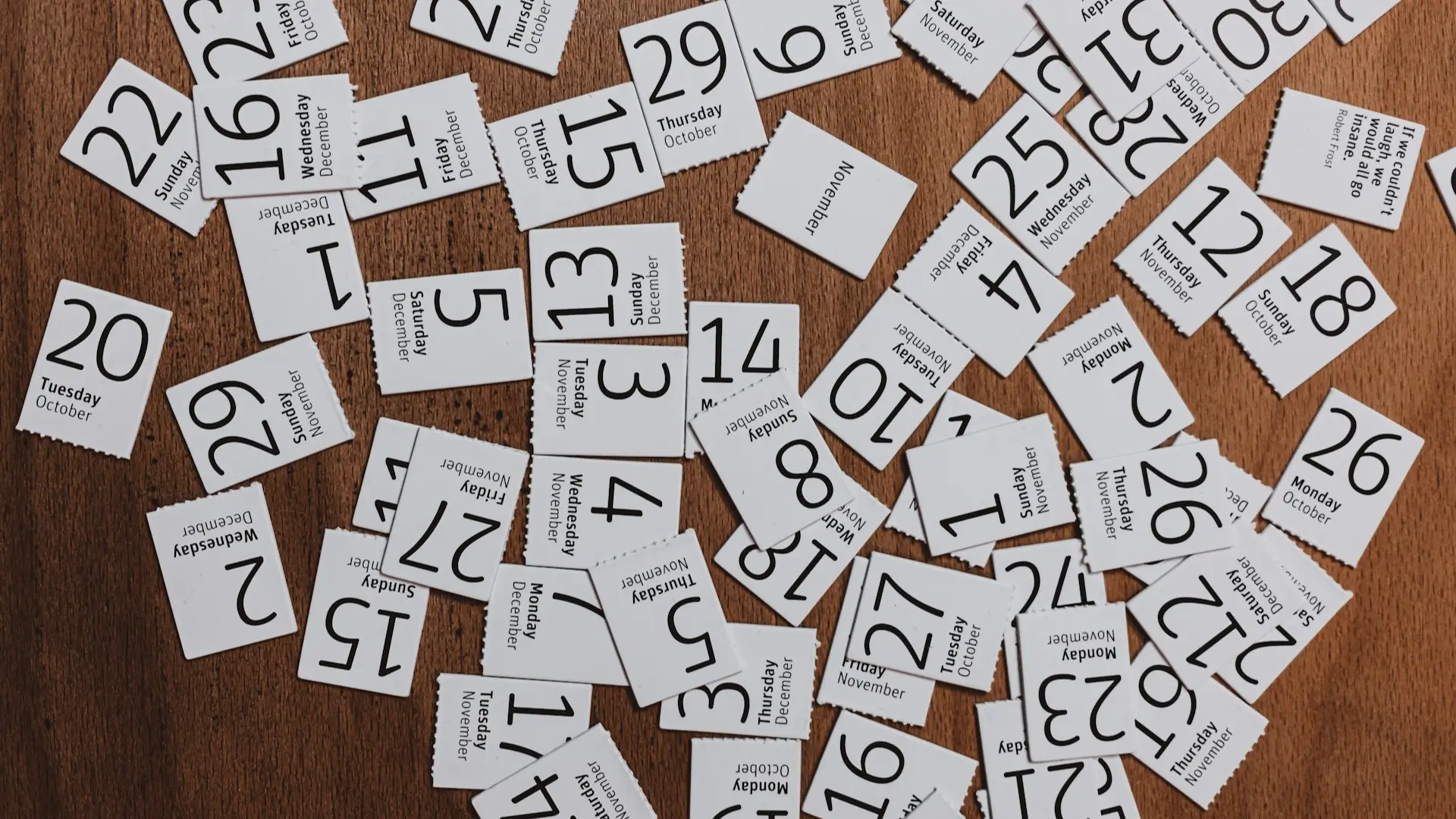 Définissez en amont la date de votre événement pour organiser sans contraintes votre projet.